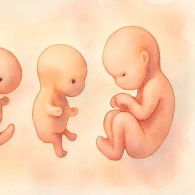9 weken zwanger: van embryo naar foetus