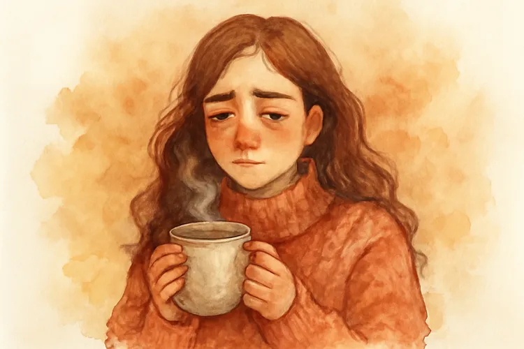 Dag 22 menstruatiecyclus: oestrogeen daalt, eerste PMS-klachten