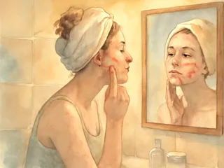 Dag 24 menstruatiecyclus: huiduitbraken en emotionele gevoeligheid