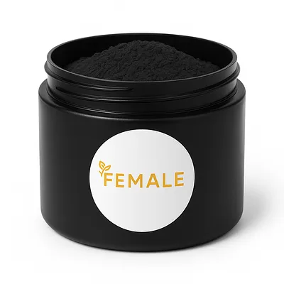 Zwarte klei gezichtsmasker (200 gram)