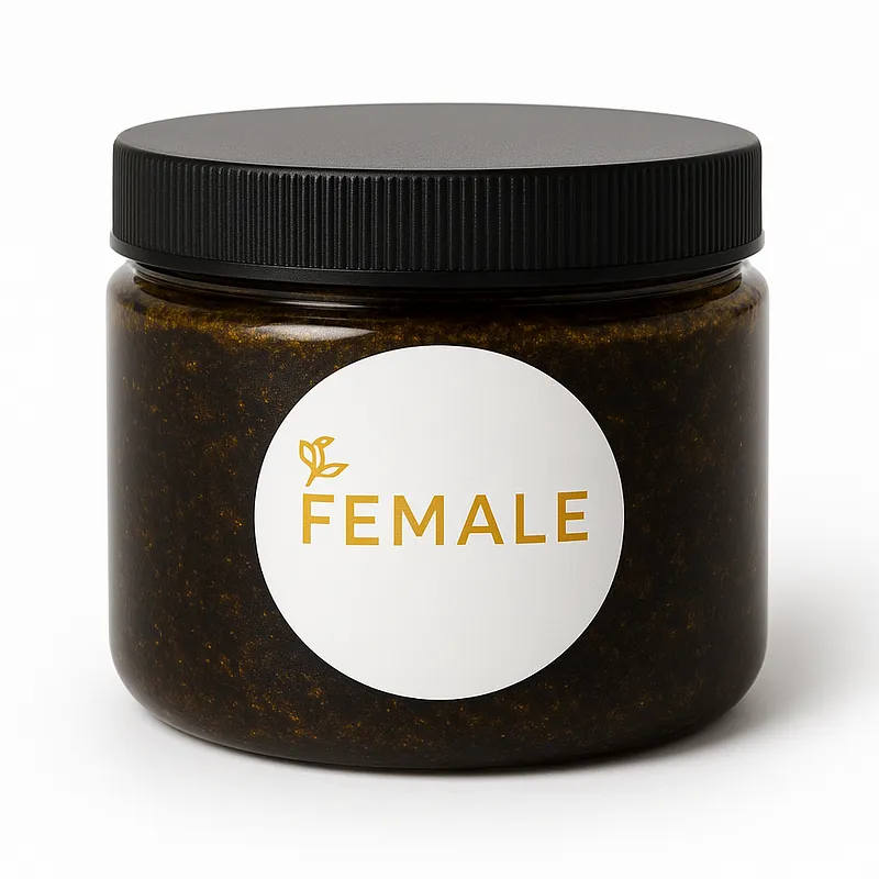 Zwarte zeep met kurkuma (200 gram)