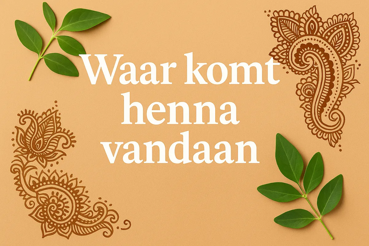 Waar komt Henna vandaan?