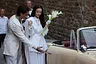Dove Cameron en Måneskin‑frontman Damiano David trouwden in betoverend Toscane