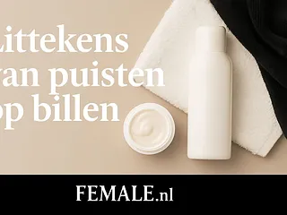 Littekens van puisten op billen