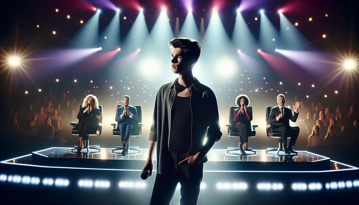 Tristan (18) betovert coaches met zijn stem in The Voice