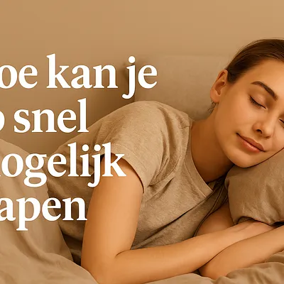 Hoe kan je zo snel mogelijk slapen