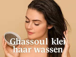 Ghassoul klei haar wassen